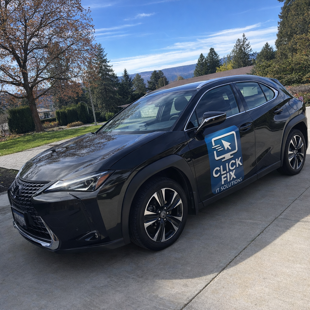 ClickFix service vehicle in Kelowna